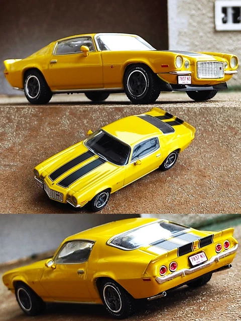 Jouet Mécanique Asahi Japon - Chevrolet Camaro LT Rally Team #45 - Tôle - 25 Cm
