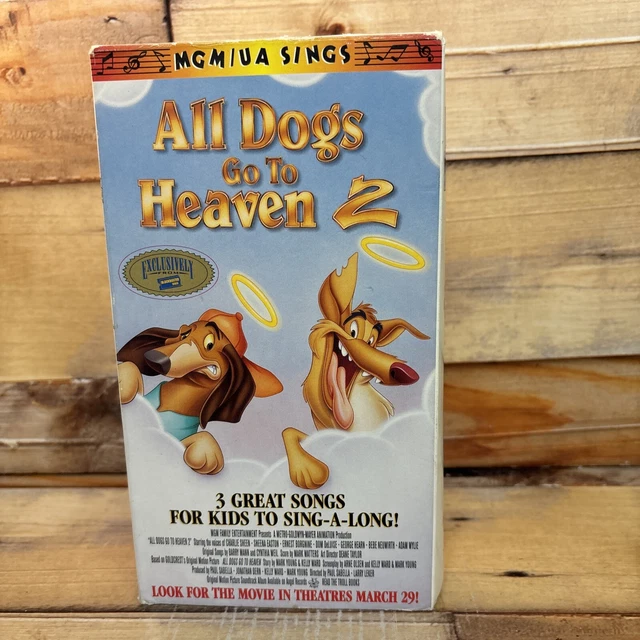 All Dogs Go To Heaven 2 Soundtrack ALL DOGS GO To Heaven 2 Sing Along VHS VCR Video Tape Used Cartoon £6.