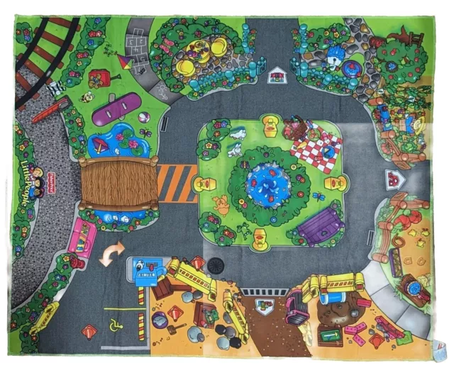 Fisher Price Little People Play Mat 2002 Vintage