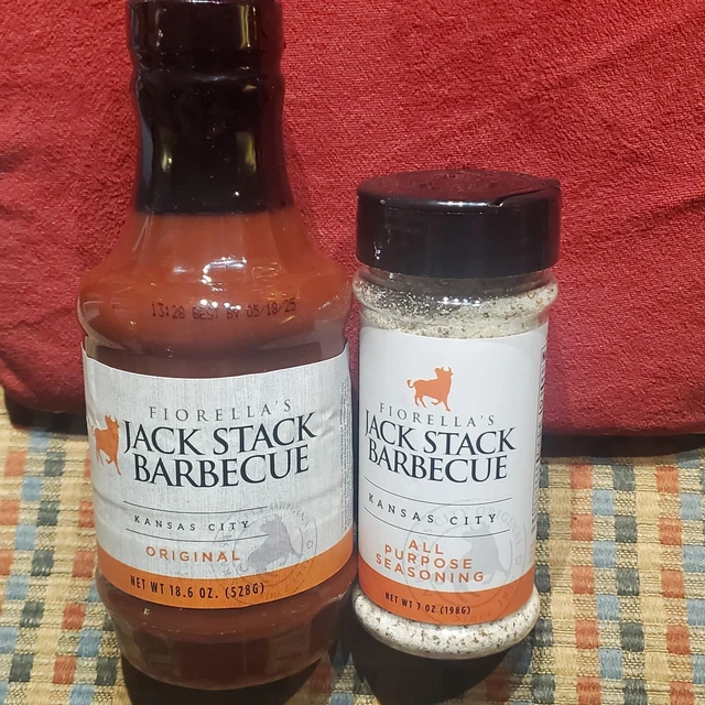 ORIGINAL JACK STACK BBQ Sauce & Seasoning Authentic Kansas City FREE