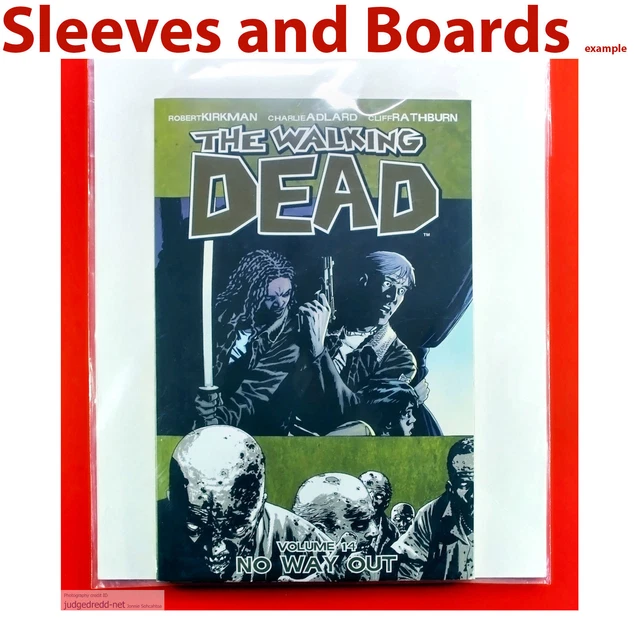 THE WALKING DEAD Comic Bags and Boards Acid Free Size2 for Graphic