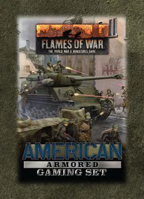 Flames of War BFTD046 US Armored Division Gaming Set Tokens, Objective Dice