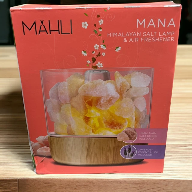 MAHLI MANA HIMALAYAN Salt Lamp And Air Freshener Lavender Essential Oil NEW 15.40 PicClick