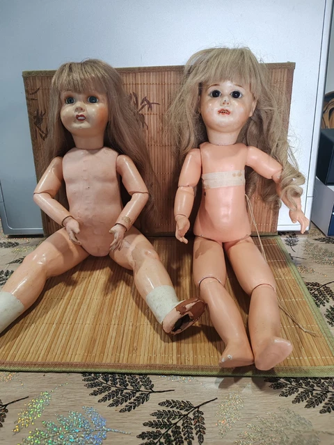 RARE POUPÉE ANCIENNE avec tête en bois, No Jumeau, SFBJ, Bru, EUR 100