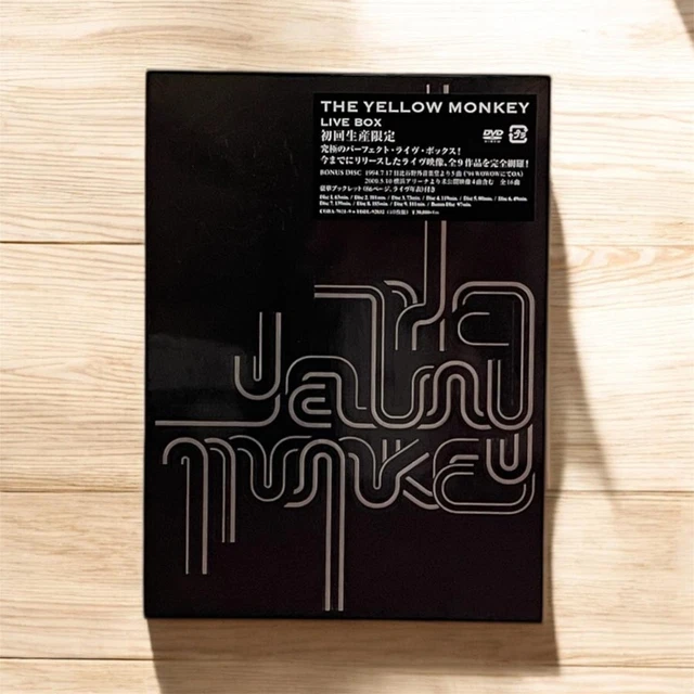 THE YELLOW MONKEY LIVE BOX First Limited Edition New Sealed DVD 10
