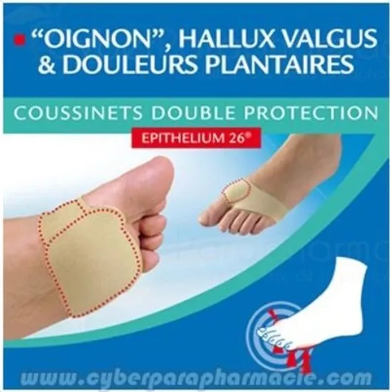 EPITACT  coussinets plantaires Epithélium 26 taille S oignon, hallux valgus