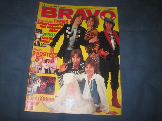 Bravo 15.2.1979 8/79 mit ABBA Poster Heft komplett
