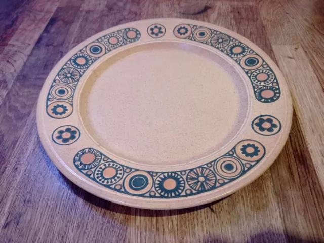Vintage Kiln Craft, Bacchus, 10" Dinner Plate. Staffordshire Retro Pottery.