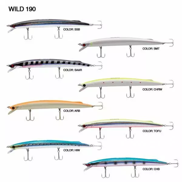 Artificiale Spinning Akami Wild 190 Ss Pesca 34 Gr Lure Señuelo Mommotti Esca