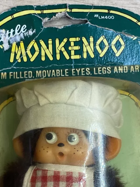 Vintage My Friend MONKENOO Doll Barbecue Bernie  TOTSY  Toy  Monkey  Orig Pack