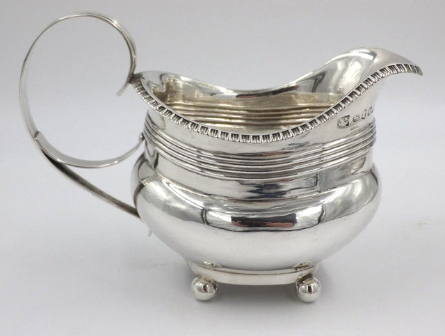 1815 Georgian Rare YORK Solid Sterling Silver Creamer Cream Jug