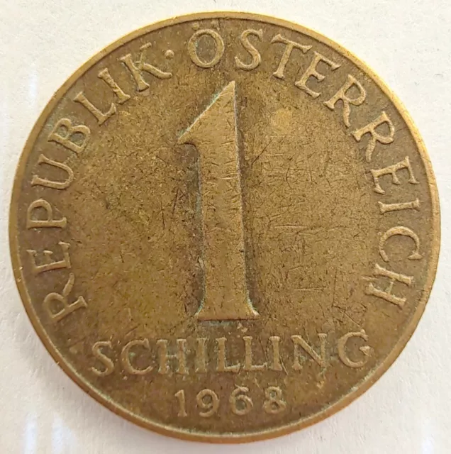 [074] Münze 1968 Österreich 1 Schilling Republik Österreich