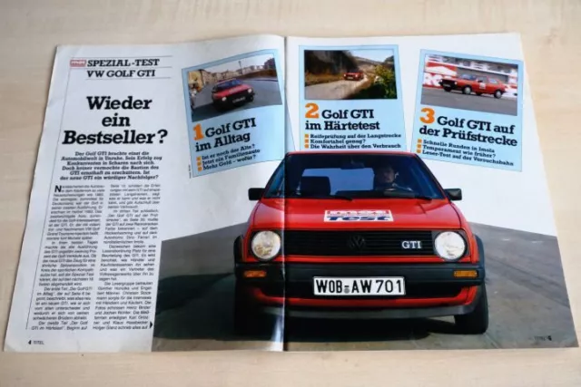 MOT 6432) VW Golf II GTI mit 112PS im Spezial-TEST auf 18 Seiten