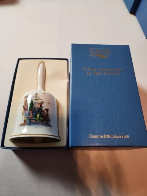 Schmid Collector Bell Christmas 1981 "A Time To Remember" Hummel Bell