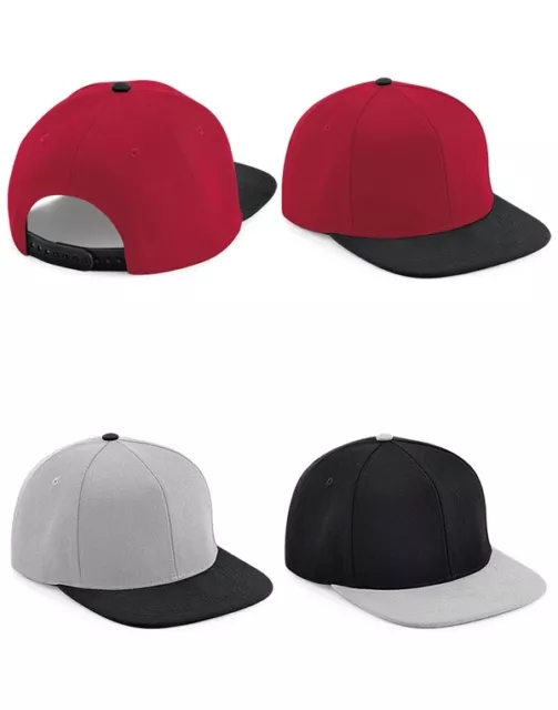 Beechfield Snapback Trucker Cap Baseballkappe Schirmmütze Kappe