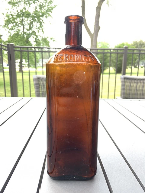 Veronica Medicinal Spring Water Hand Blown 1890’S SANTA BARBARA CA Bottle Nice