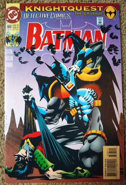 Detective Comics #668 Batman Knightquest November 1993 DC Azrael Robin Dixon VF+
