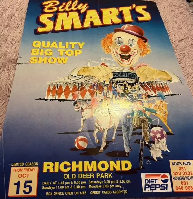 Billy Smarts Circus Poster