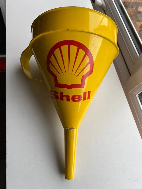replica shell oil tin can jug pourer automobilia