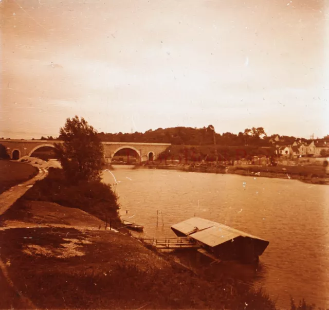 FRANCE Trilport c1930 Photo Stereo Glass Plate Vintage V15L33n4
