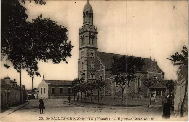 CPA AK St-GILLES-CROIX-de-VIE - Church of CROIX-de-VIE (637143)