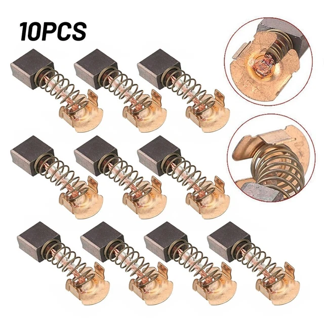 Balais Carbone Pour Perceuse Sans Fil 18V - Compatible DHR202, BHR202 - Lot De 2 Pièces - Neuf