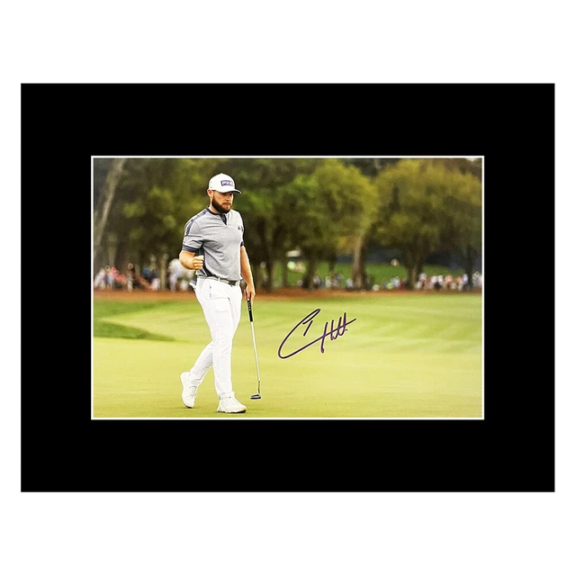 Autograph Tyrell Hatton Photo Display 16x12 - Golf Icon +COA