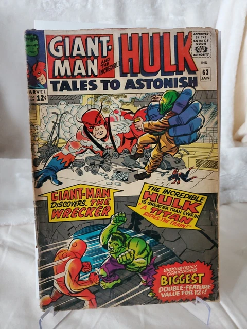 Marvel #63 Giant Man And The Incredible Hulk Tales To Astonish (B1)