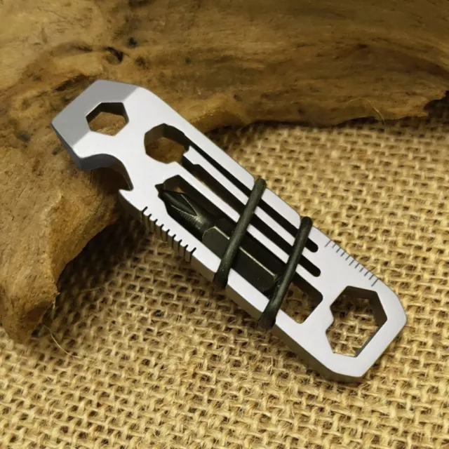 Mini Multifunctional Pry Bar Stainless Steel Multitool Allen Wrench  Traveling