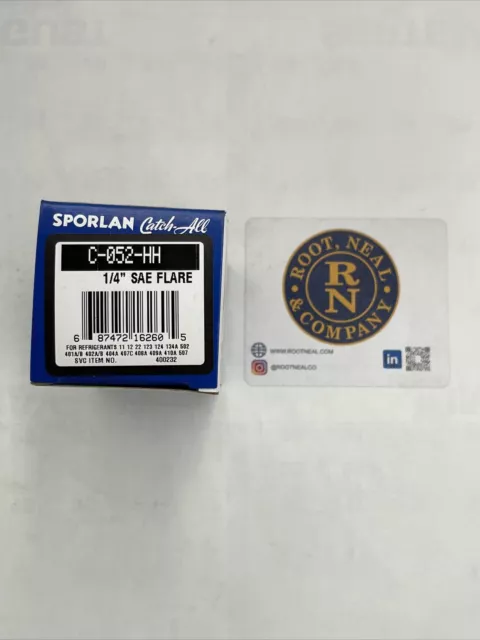 Sporlan Catch All C-052-HH, 400232, Charcoal Core Sealed Drier