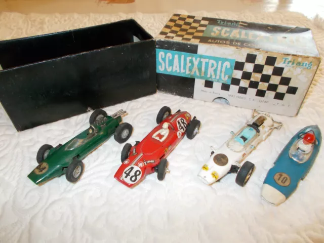 slot car Lotus ferrari Cooper BRM scalextric jouef voiture circuit electrique