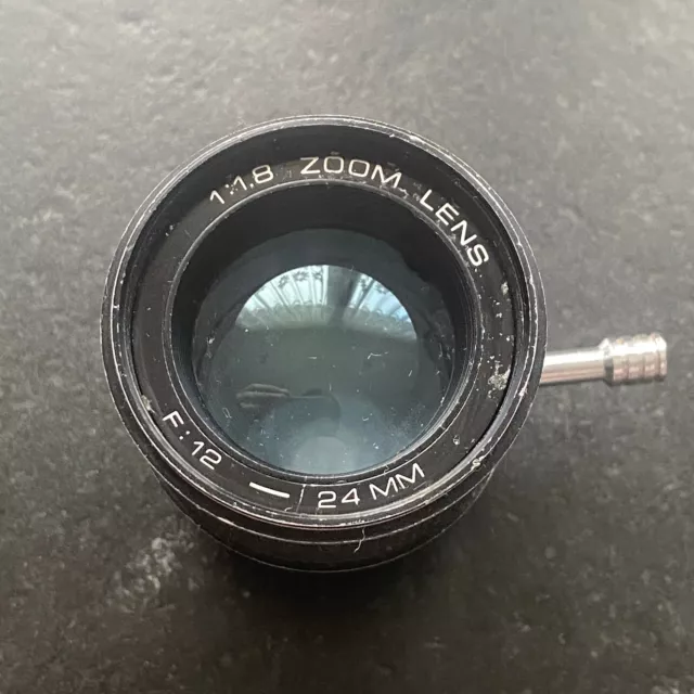 Lentille Lens Objectif ❤️ Cinéma Projecteur TELE WIDE 1:1,8 Zoom Lens F:12-24mm