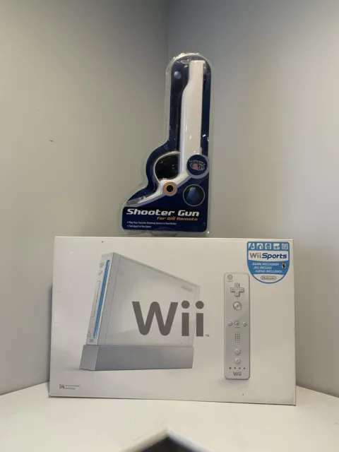 BOXED Nintendo Wii Video Game System RVL-001 Console Bundle Retro Pre Owned