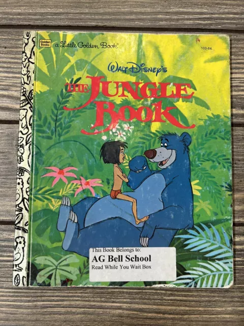 Vintage 1995 Walt Disneys The Jungle Book A Little Golden Book Mowgli Stories