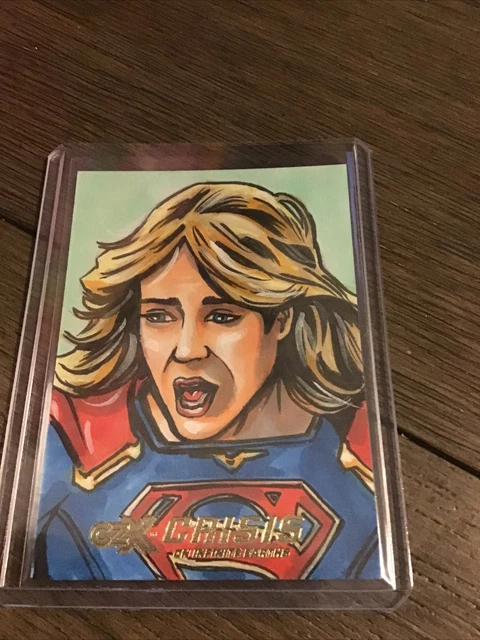 Supergirl 2022 Cryptozoic CZX Crisis on Infinite Earths Sketch Noval Hernawan