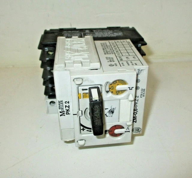 Klockner Moeller ZM-0,6-PKZ2 Manual Motor Protector with NHI11-PKZ2