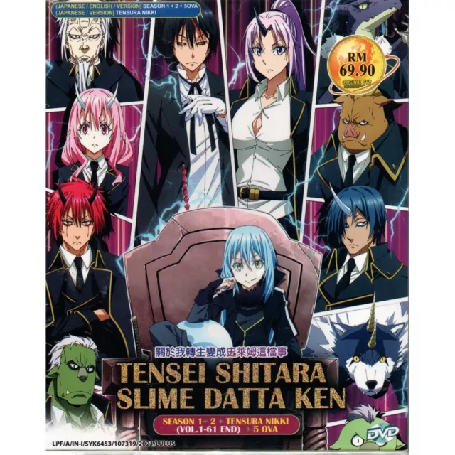 ENGLISH DUBBED TENSEI Shitara Slime Datta Ken SEASON 2 + Slime Diaries +  5OVA $40.32 - PicClick AU
