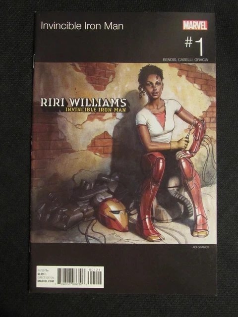 Invincible Iron Man #1 (2017) Granov Hip Hop Variant Riri Williams VF 8.0 WW293