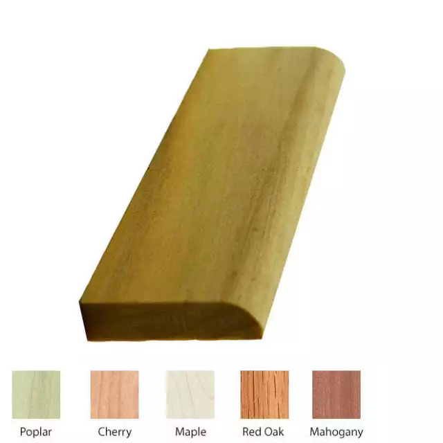 EWCS11 Kitchen Cabinet Scribe Molding, 5/16" x 1-1/4" Unfinished Solid Hardwood