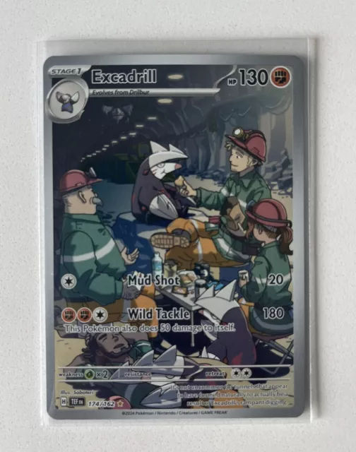 Excadrill 174/162 Illustration Rare Full Art Temporal Forces Pokemon TCG NM-M