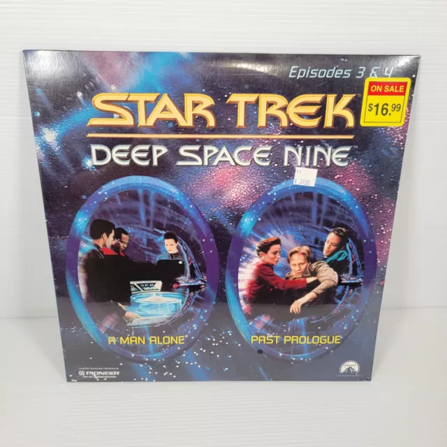 STAR TREK - Deep Space Nine Episodes 3 & 4 Laserdisc LD 1996 - New Sealed B3