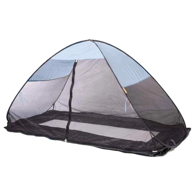 DERYAN Pop-Up-Bettzelt mit Moskitonetz 200x90x110 cm Himmelblau vidaXL 4
