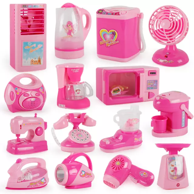 Mini House Kitchen Play Set Furniture Accessories For Barbie Doll Dream House