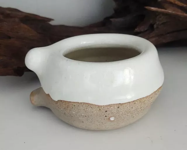 Hand Thrown Japanese Matcha Tea Ceremony Stoneware Clay Pottery Cup Bowl Signed