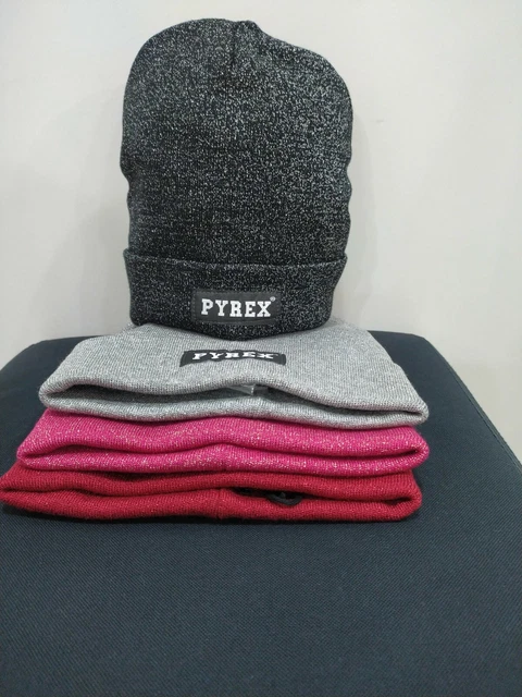 PYREX CAPPELLINO BERRETTO Cuffia Donna Lurex Logo 33122 EUR 15 00 PicClick IT