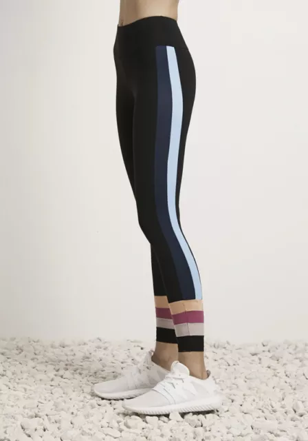 Lanston Sport Streak Stripe Leggings SZ S EUC