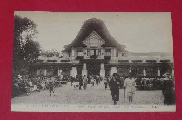 Cpa Carte Postale 1910 Pas-De-Calais 62 Le Touquet-Paris-Plage Casino