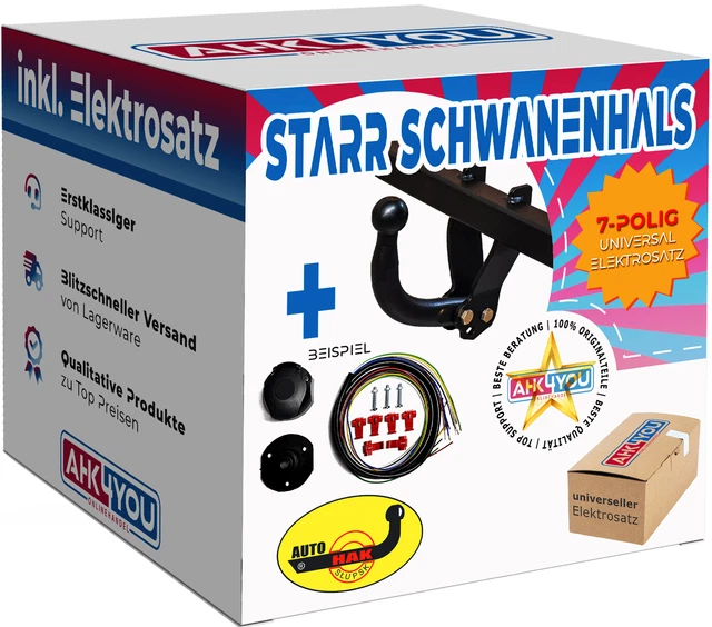 Anhängerkupplung Starr Für VW Transporter T4 IV Pritsche +E-Satz