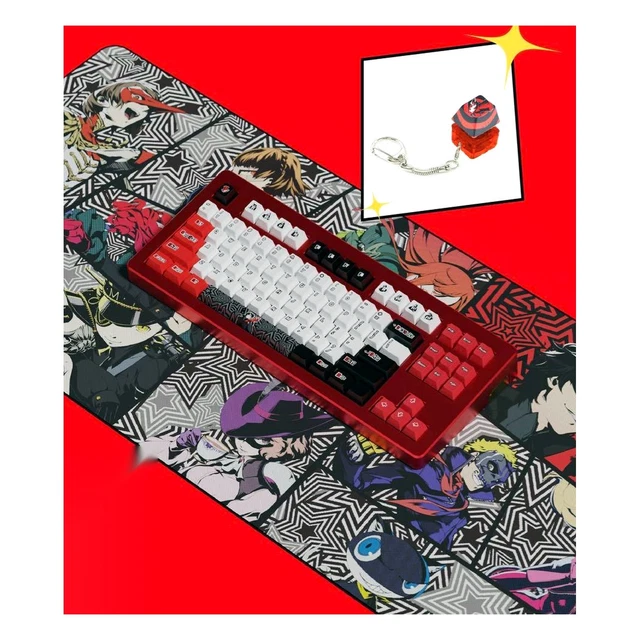 PERSONA 5 P5 IFK Keycap Mousepad Keyboard Strap Collaboration