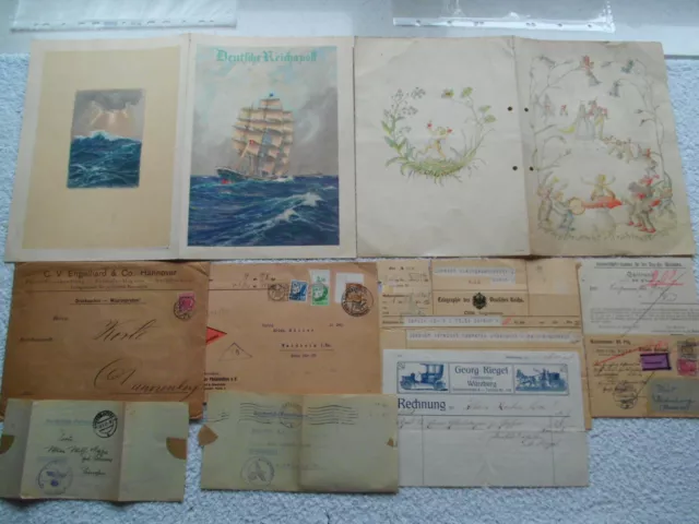 (DR-127) Lot von ca. 160 Briefe/Karten aus dem Deutschen Reich